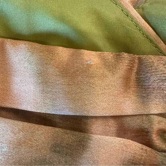 Anthropologie Botanica Dress by James Coviello Orange Watercolor size 2 - Picture 8 of 11